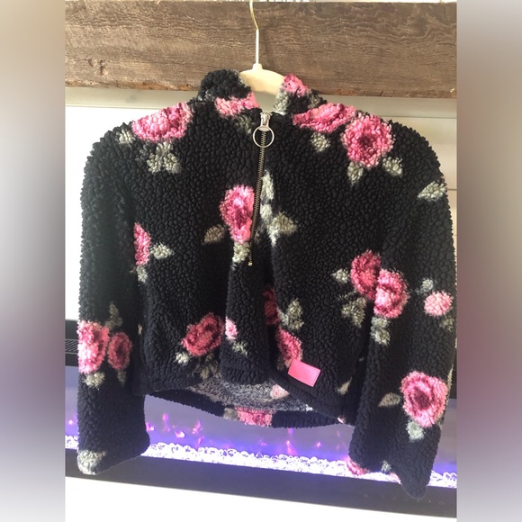 Girls cropped Justice hoodie - Picture 1 of 7